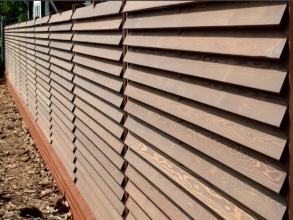 Деревянный забор елочка 12 метров фото в Менделеево